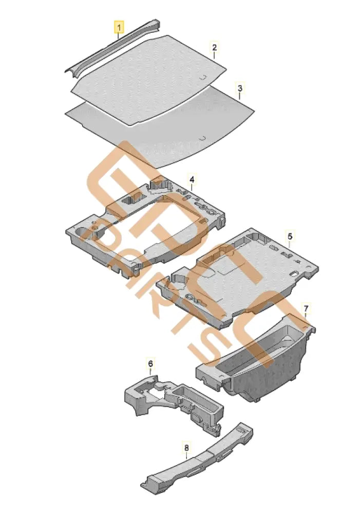 CUPRA LEON TRIM FOR LUGGAGE 5FA863462