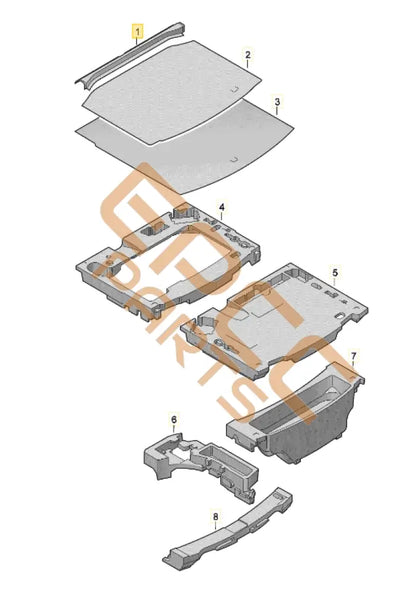 CUPRA LEON TRIM FOR LUGGAGE 5FA863462