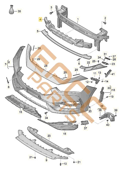 SEAT CUPRA LEON SHOCK ABSORBER 5FA807248C